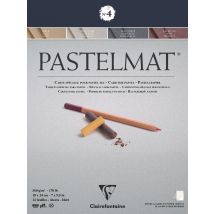 Bloc Pastel Pastelmat N°4 360 G - 18 X 24 Cm - 4 Teintes - 12 Feuilles - Clairefontaine