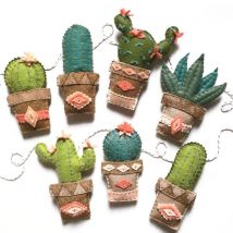 Kit Feutrine - Guirlande Cactus - The Cinnamon Patch