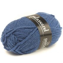 Datcha - Bleu 588 - Plassard - Pelote De Fil À Tricoter
