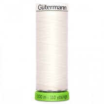 Fil À Coudre Gütermann - Rpet - Blanc Cassé N°111 - Güttermann