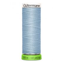 Fil À Coudre Gütermann - Rpet - Bleu Clair N°075 - Güttermann