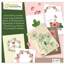Boîte Créative Presse Fleurs Et Herbier - Avenue Mandarine