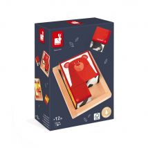 6 Cubes En Bois - Forêt Zigolos - Janod