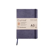 Carnet - Format A5 14.8 X 21 Cm - Cuirisé - Clairefontaine - 144 Pages Lignées - Pétrole