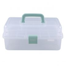 Mallette De Rangement En Plastique 33 X 19,5 X 14,5 Cm Créalia