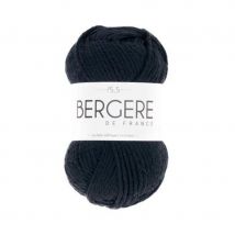 Pelote De Laine - Bergère De France - 50 % Laine Mérinos Et 50 % Acrylique - Noir - Bergere de France