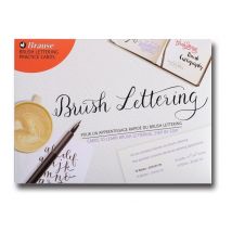 Pochette De 15 Fiches D'Apprentissage De Brush Lettering - Brause