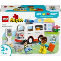 Lego Duplo 10447 - L’ambulance Et Le Chauffeur - Lego Duplo Ma Ville - Lego