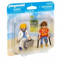 Médecin Et Patient - Playmobil L'Hôpital - 70079