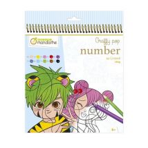 Graffy Pop Number : Manga - Coloriage Aux Numéros - Avenue Mandarine