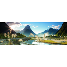 Puzzle 1000 Pièces - Panorama Milford Sound - Heye
