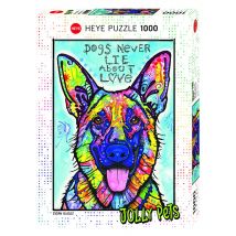 Puzzle 1000 Pièces - Dogs Never Lie About Love - Heye