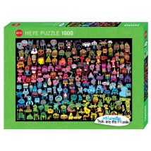 Puzzle 1000 Pièces - Jon Burgerman: Doodle Rainbow - Heye
