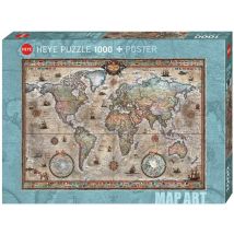 Puzzle 1000 Pièces - Retro World - Heye