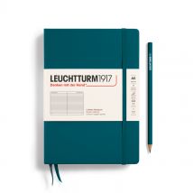 Carnet Leuchtturm - Pacific Green - A5 14,5 X 21 Cm - Classic - 251 Pages Unies