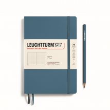 Carnet Leuchtturm1917 - Stone Blue - A5 14,5 X 21 Cm - 123 Pages Numérotées Pointillées