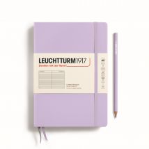 Carnet Leuchtturm1917 - Lilas - A5 14,5 X 21 Cm - 251 Pages Numérotées Lignées