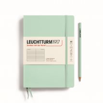Carnet Leuchtturm1917 - Mint Green - A5 14,5 X 21 Cm - 251 Pages Numérotées Lignées