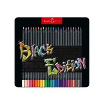 Pack De Crayons De Couleur Faber-castell - Black Edition - 24 Pièces - Faber Castell