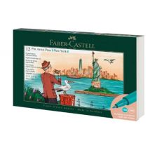 Lot De 12 Feutres Faber Castell - Pitt Artist Pens - New-york