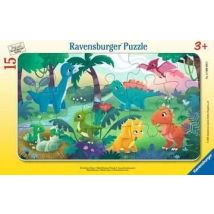 Puzzle Cadre 15 Pièces - Les Petits Dinosaures - Ravensburger