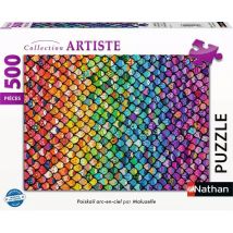 Nathan Puzzle 500 Pièces - Poiskaïï Arc-en-ciel / Maluzelle