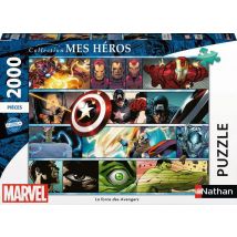 Nathan Puzzle 2000 Pièces - La Force Des Avengers / Marvel