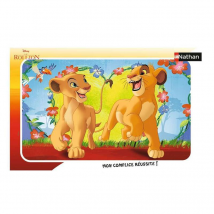 Puzzle 15 Pièces - Le Roi Lion - Simba Et Nala - Nathan