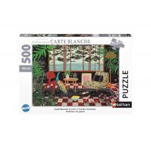 Puzzle N 500 Pièces - Intérieur Au Paon / Yukiko Noritake (collection Carte Blanche) - Nathan
