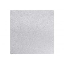 Papier Créatif - 30,5 X 30,5 Cm - Paillettes Fines Argent - Rayher