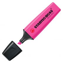 Surligneur Pointe Large - Stabilo - Lilas - Boss Original - Stabilo