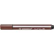 Feutre De Coloriage Pointe Large - Stabilo - Marron - Trio Scribbi - Stabilo