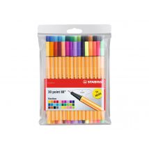 Etui De 30 Stylos-feutres Stabilo Point 88 - Pointe Fine - Stabilo