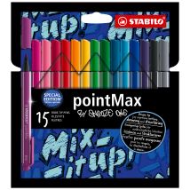 15 Stylos-feutres Stabilo Pointmax Edition Limitée By Snooze One - Stabilo