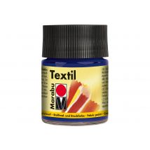 Peinture Textile - 50ml - Violet Bleu - Marabu