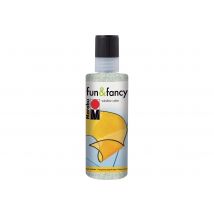 Peinture - Fun & Fancy - Argent Scintillant Transparent - 80 Ml - Marabu