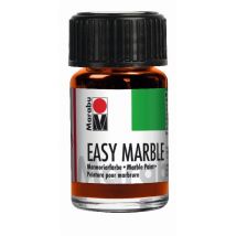 Peinture Pour Marbrure Marabu Easy Marble - Orange 013 - 15 Ml