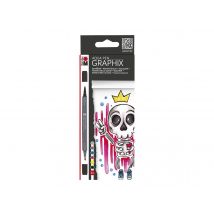 Set 6 Feutres Graphix - King Of Bubblegum - Marabu