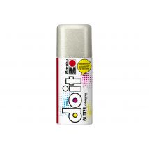 Peinture Pailletée Transparente En Bombe - Marabu Do It Glitter 150 Ml - Argent Scintillant