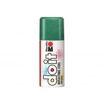 Peinture Effet Métallisé Étincelant En Bombe - Marabu Steel 150 Ml - Vert Réfléchissant