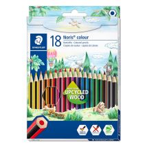 18 Crayons De Couleur En Bois Upcyclé - Noris Colour 185 - Staedtler