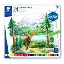 Boîte Métal De 24 Crayons De Couleur - Design Journey 146c - Staedtler