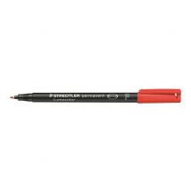 Feutre Permanent Staedtler - Lumicolor - Rouge - Pointe Fine 0,6 Mm