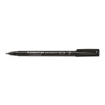 Feutre Permanent Staedtler - Lumicolor - Noir - Pointe Fine 0,6 Mm
