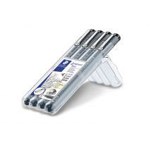 Pochette De 4 Feutres - Pigment Liner 308 Wp4 - Pointe Calibrée - Staedtler - Staedtler
