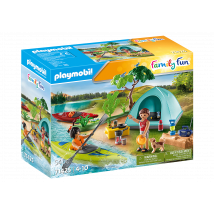 Playmobil - Famille Et Tente - 71425 - Playmobil Family Fun