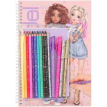 Livre De Coloriage Topmodel Avec Crayons Et Stylos - Depesche