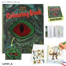 Kit De Coloriage À Paillettes Dino World