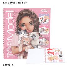 Album À Colorier Create Your Kitty Topmodel - Top Model