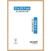 Cadre Accent Placage Chêne 21 X 29,7 Cm En Aluminium - Nielsen